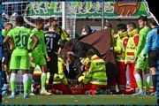 اتفاق خطرناک برای فوتبالیست سوئیسی در بوندسلیگا+ عکس
