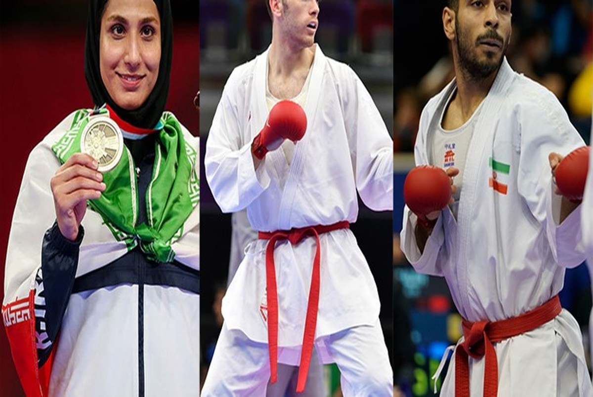 3 کاراته کای ایران در جمع برترین های رنکینگ المپیک 2020