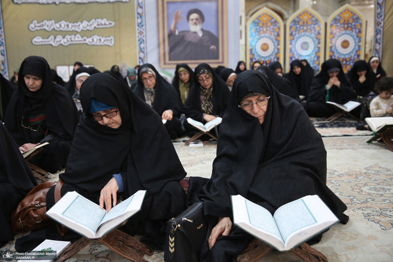 آیین افتتاحیه مرکز فعالیت‌های قرآنی در حرم مطهر حضرت امام خمینی (س)