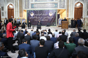 تجدید میثاق وزیر، مدیران و کارکنان وزارت علوم تحقیقات و فناوری با آرمان های امام