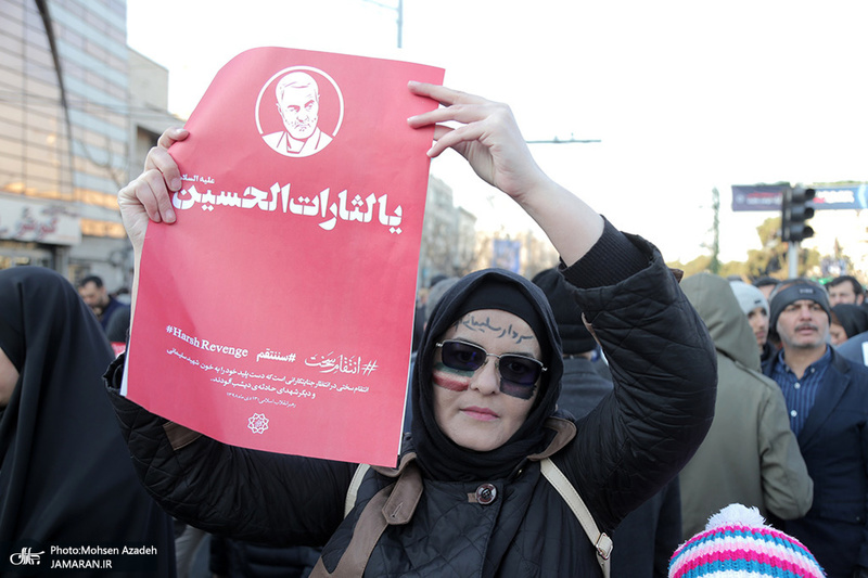 حضور میلیون ها تهرانی در تشییع پیکر مطهر سردار قاسم سلیمانی - 8