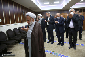 دیدار نوروزی رئیس موسسه تنظیم و نشر آثار امام خمینی (س) با کارکنان موسسه