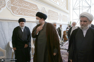 مراسم سالگرد مادر حجت الاسلام و المسلمین ساعدی در حرم امام خمینی‎ (س)