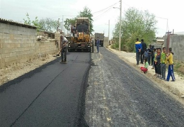 150 هزار مترمربع از معابر روستایی استان اردبیل آسفالت شد