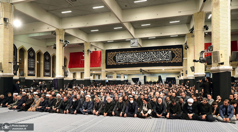 اولین شب عزاداری حضرت اباعبدالله الحسین (ع) در حسینیه امام خمینی