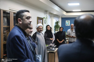 بازدید رییس موسسه تنظیم و نشر آثار امام خمینی (ره) از خبرگزاری ایسنا