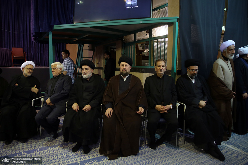 مراسم بزرگداشت آیت الله حسن صانعی (ره) در حسینیه جماران -1