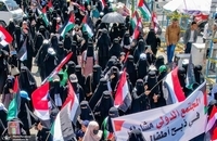 تظاهرات در تعز یمن برای حمایت از فلسطین (7)