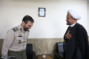 دیدار پیشکسوتان رژه 19 تیر 1358 با رییس موسسه تنظیم و نشر آثار امام خمینی (س)