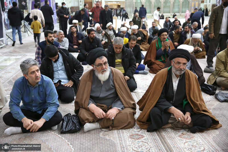 مراسم شب میلاد حضرت علی (ع) در حرم مطهر امام خمینی