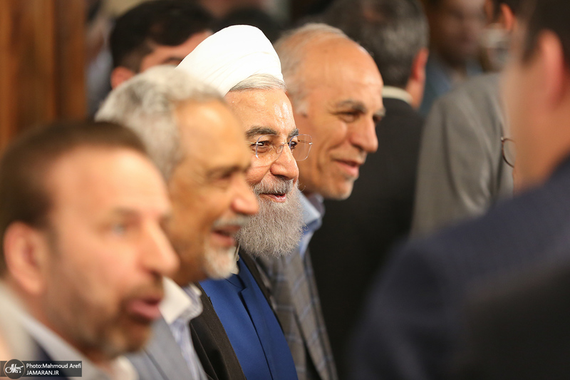 دیدار نوروزی سیاسیون با حسن روحانی