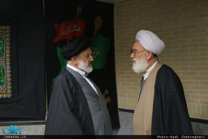 مراسم دومین سالگرد ارتحال آیت الله سید محمد باقر خوانساری(ره) با حضور سید حسن خمینی 
