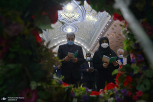 تجدید میثاق اعضای شورای اسلامی استان تهران با آرمان های حضرت امام(س)