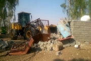 ۳۶۰ هزار متر از زمین‌های ملی در حاجی آباد رفع تصرف شد