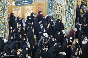 مراسم آغاز  سال 1401 در حرم کریمه اهل بیت (ع)‎