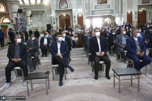 تجدید میثاق رئیس مجلس شورای اسلامی و نمایندگان با آرمان های حضرت امام (س)