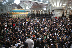 حضور شخصیت‌های سیاسی و مسئولان کشوری و لشکری در مراسم سالگرد ارتحال حضرت امام خمینی (س) -2