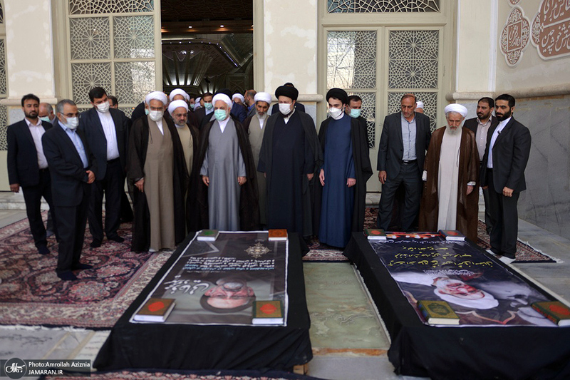 تجدید میثاق رئیس قوه قضائیه و مسئولان عالی قضایی با آرمان‌های حضرت امام خمینی (س)