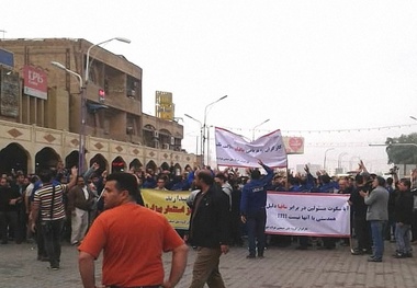 تجمع کارگران گروه ملی در اهواز ، پیگیری ها در بهارستان