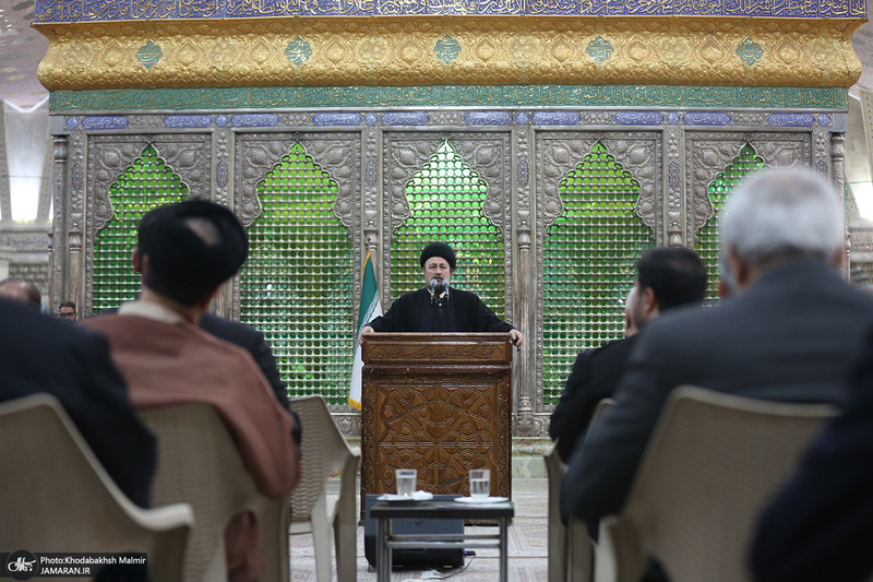 مراسم تجدید میثاق رئیس و نمایندگان مجلس شورای اسلامی با آرمان های امام خمینی (س)