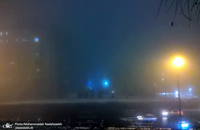 مه غلیظ موجب کاهش دید دربرخی نقاط تهران شد + عکس