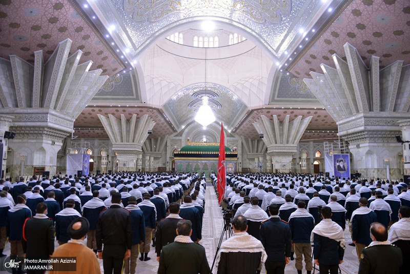 تجدید میثاق فرماندهان و دانشجویان علوم انتظامی امین با آرمان های امام خمینی(س)