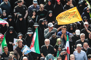 مراسم تشییع شهدای جنگ تحمیلی رژیم صهیونیستی در تهران-6