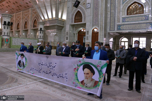 تجدید میثاق وزیر و کارکنان وزارت نیرو با آرمان های حضرت امام(س)