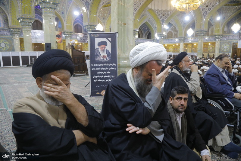 مراسم بزرگداشت آیت الله موسوی بجنوردی (ره) در قم - 2