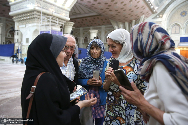 تجدید میثاق میهمانان سی و ششمین کنفرانس بین المللی وحدت اسلامی‎‎ با آرمان های امام خمینی (س)