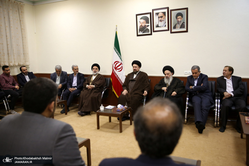 دیدار شورای مرکزی انجمن اسلامی فارغ التحصیلان دانشکده فنی دانشگاه تهران با سید حسن خمینی