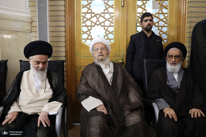 مراسم بزرگداشت آیت الله العظمی شبیری زنجانی (ره) توسط آیت الله للعظمی مکارم شیرازی