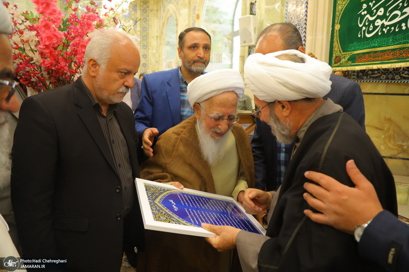 تقدیر از آیت الله العظمی جوادی آملی به‌مناسبت روز معلم‎