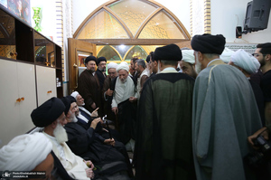 مراسم ختم همسر شهید آیت الله سید مصطفی خمینی (ره) -3