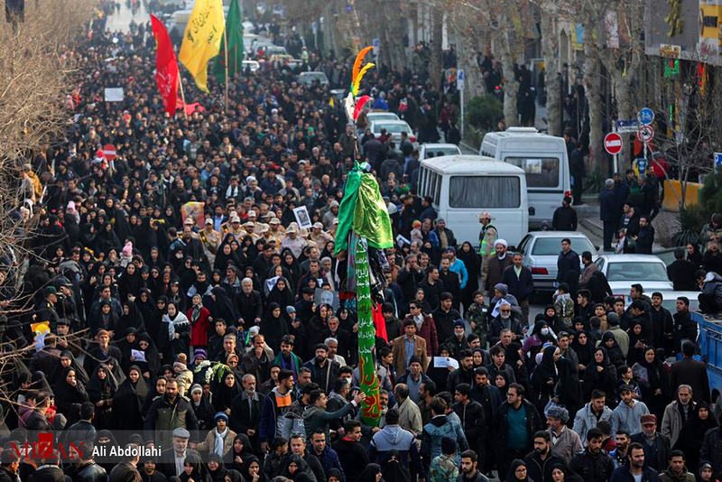 تشییع باشکوه پیکر مطهر سردار قاسم سلیمانی در مشهد