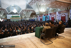 تجدید میثاق شهردار تهران و اعضای شورای اسلامی شهر تهران با آرمان های امام(س)