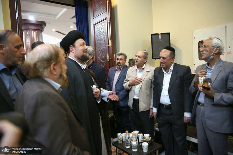 دیدار جمعی از نمایندگان پیروان ادیان الهی با سید حسن خمینی