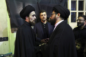 مراسم بزرگداشت همسر آیت الله موسوی بجنوردی (ره) در حسینیه شماره یک جماران-1