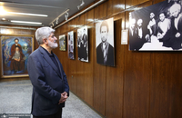 بازدید علی مطهری از نگارستان امام خمینی (س)