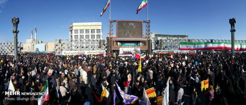 بزرگداشت حماسه ۹ دی در میدان امام حسین(ع)