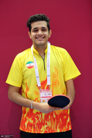 اعضای تیم تنیس روی میز دخرتان و پسران ایران در  رقابت‌های پاراآسیایی 2021 بحرین