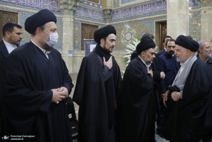 مراسم بزرگداشت آیت الله موسوی بجنوردی (ره) در قم - 1