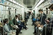  ۵۰ درصد از مسافران مترو ماسک نمی‌زنند