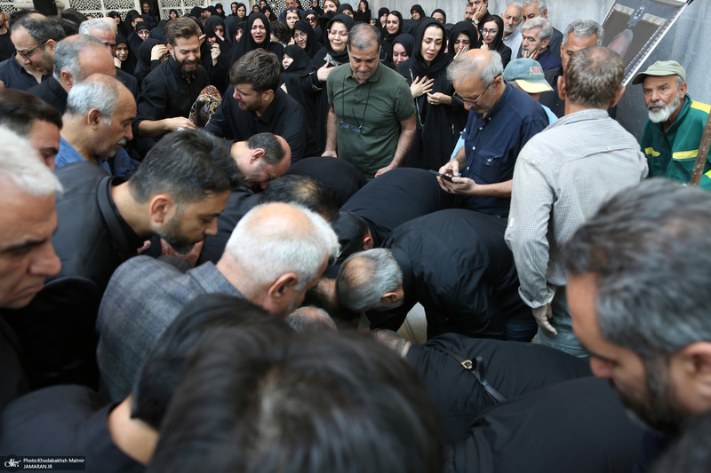 نماز و تشییع حاج علی اکبرشفیعی در حرم مطهر امام خمینی (س)