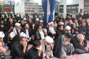 مراسم عزاداری اربعین حسینی در بیت مرحوم آیت الله العظمی صانعی (ره)