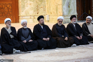 مراسم چهلمین روز ارتحال آیت الله حاج شیخ محمد رضا رحمت در حرم مطهر امام خمینی (س)