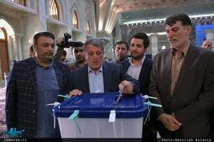 انتخابات ریاست جمهوری و پنجمین دوره‌ی انتخابات شوراهای اسلامی-حرم مطهر امام خمینی(س)