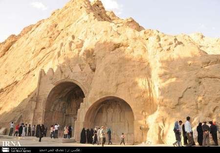 محوطه تاریخی طاق بستان یادگاری از دوران ساسانی و نمادی از فرهنگ و تمدن