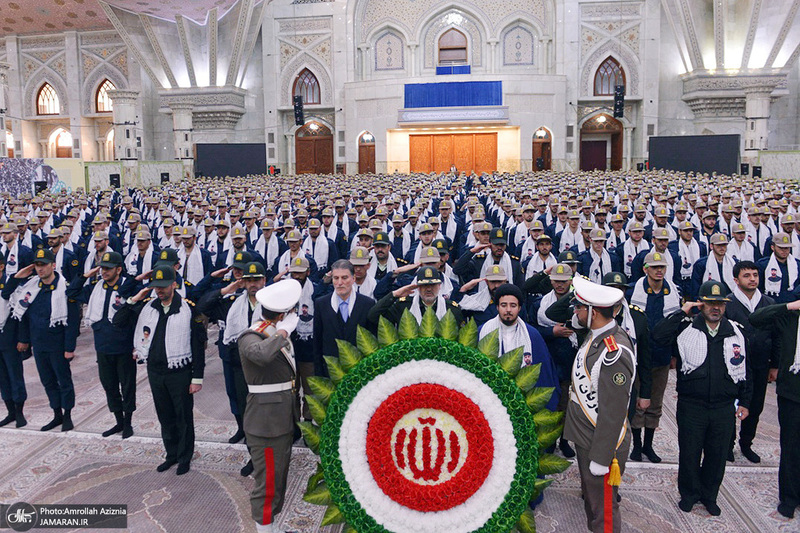 تجدید میثاق دانشجویان و فرماندهان دانشگاه افسری و تربیت پلیس امام حسن مجتبی (ع) با آرمان های امام خمینی (س)