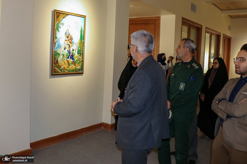 نمایشگاه «رویش های هنری خمین» در نگارستان روح الله بیت تاریخی حضرت امام (س)